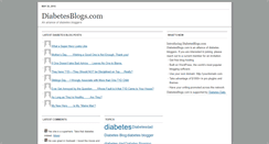 Desktop Screenshot of diabetesblogs.com